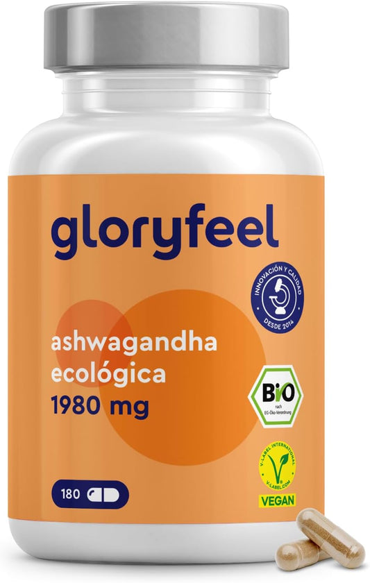 Ashwagandha Cápsulas Ecológica - 1980Mg Por Dosis Diaria (660Mg Por Cápsula) - Auténtica Baya Del Sueño De La India - 180 Cápsulas Withania Somnifera - Vegano, Sin Aditivos Y Probada En Laboratorio