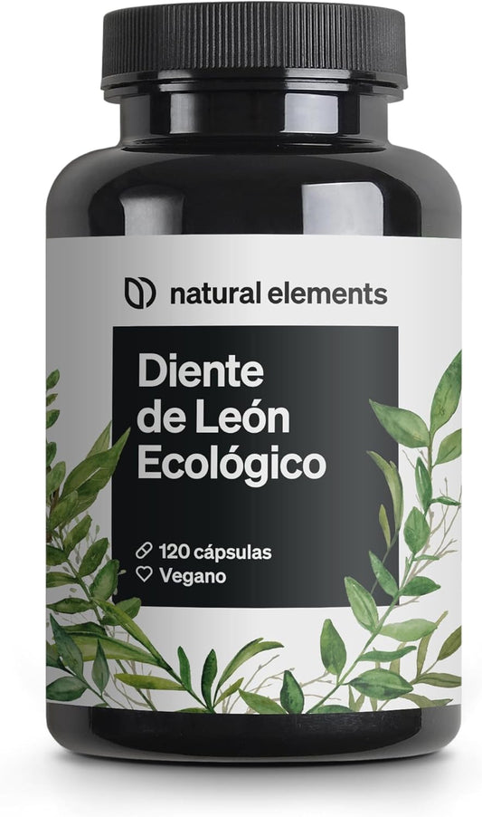 Diente De León Ecológico (10:1) - 1.000 Mg De Extracto De Raíz De Diente De León Por Dosis Diaria - 120 Cápsulas En Alta Dosificación - Probado En Laboratorio Y Vegano